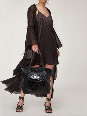 Coach Laura Black Large Tote Bag